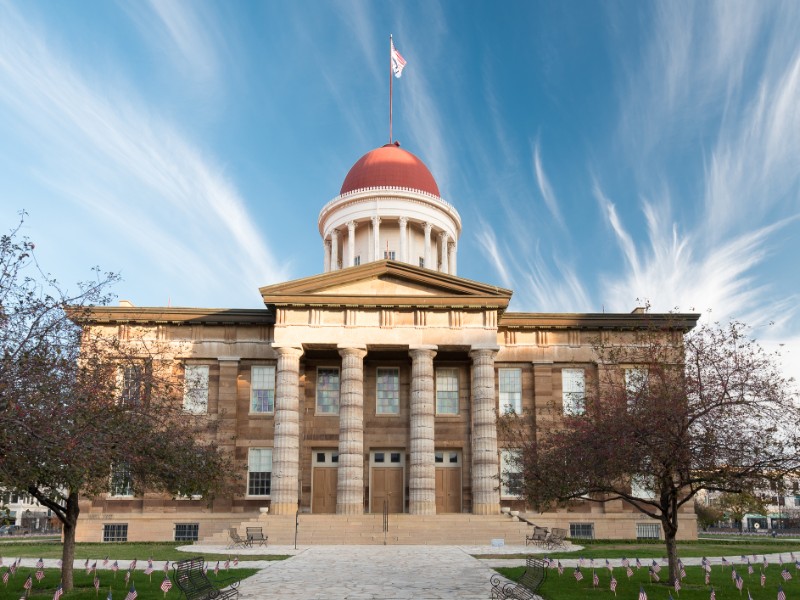 Old State Capitol in Springfield, Illinois
