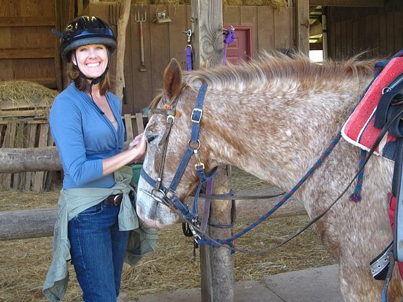 Horseback Riding on the Fern Forest Trail