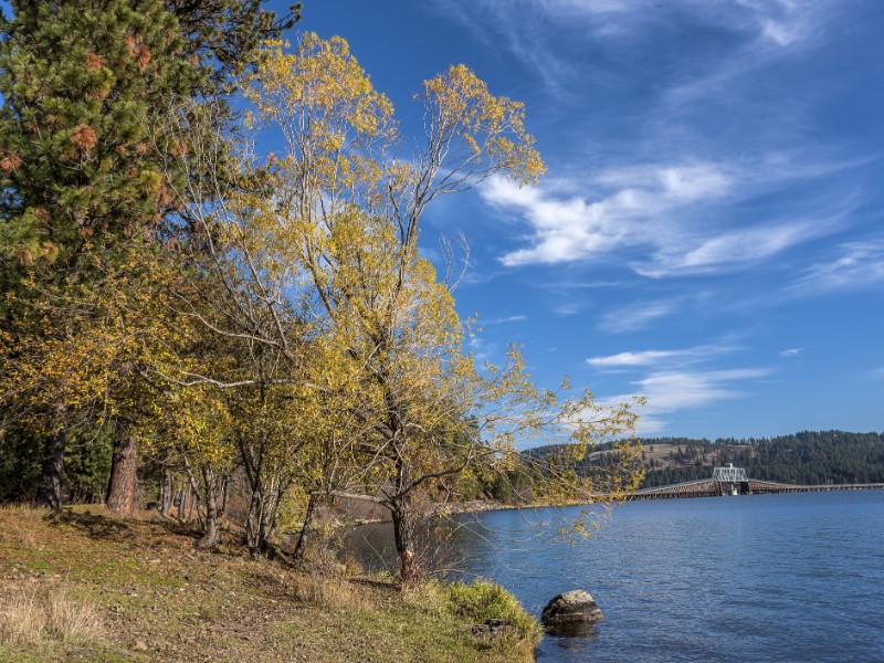 Lake by Heyburn State Park