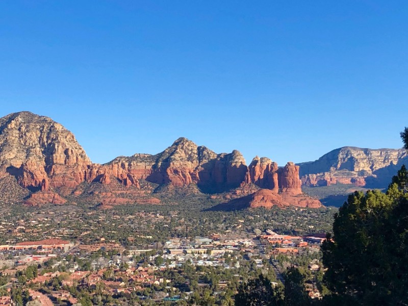 View from the Airport Mesa trail, Sedona, Arizona