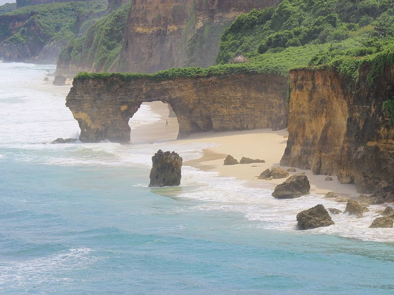 Unique rock formations, Sumba Island