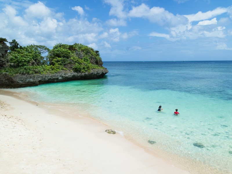  secluded tropical beach, Ishigaki Island National Park of the Yaeyama Islands, Japan