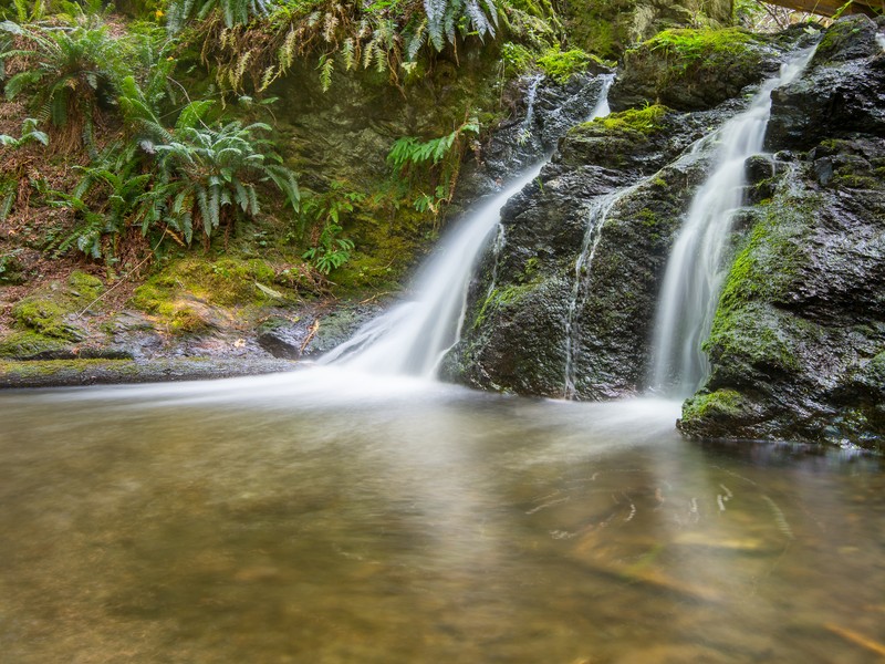 Waterfall at Moran State Park