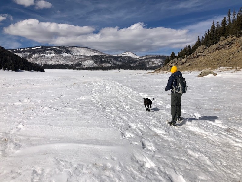 Snowshoeing in Valles Caldera