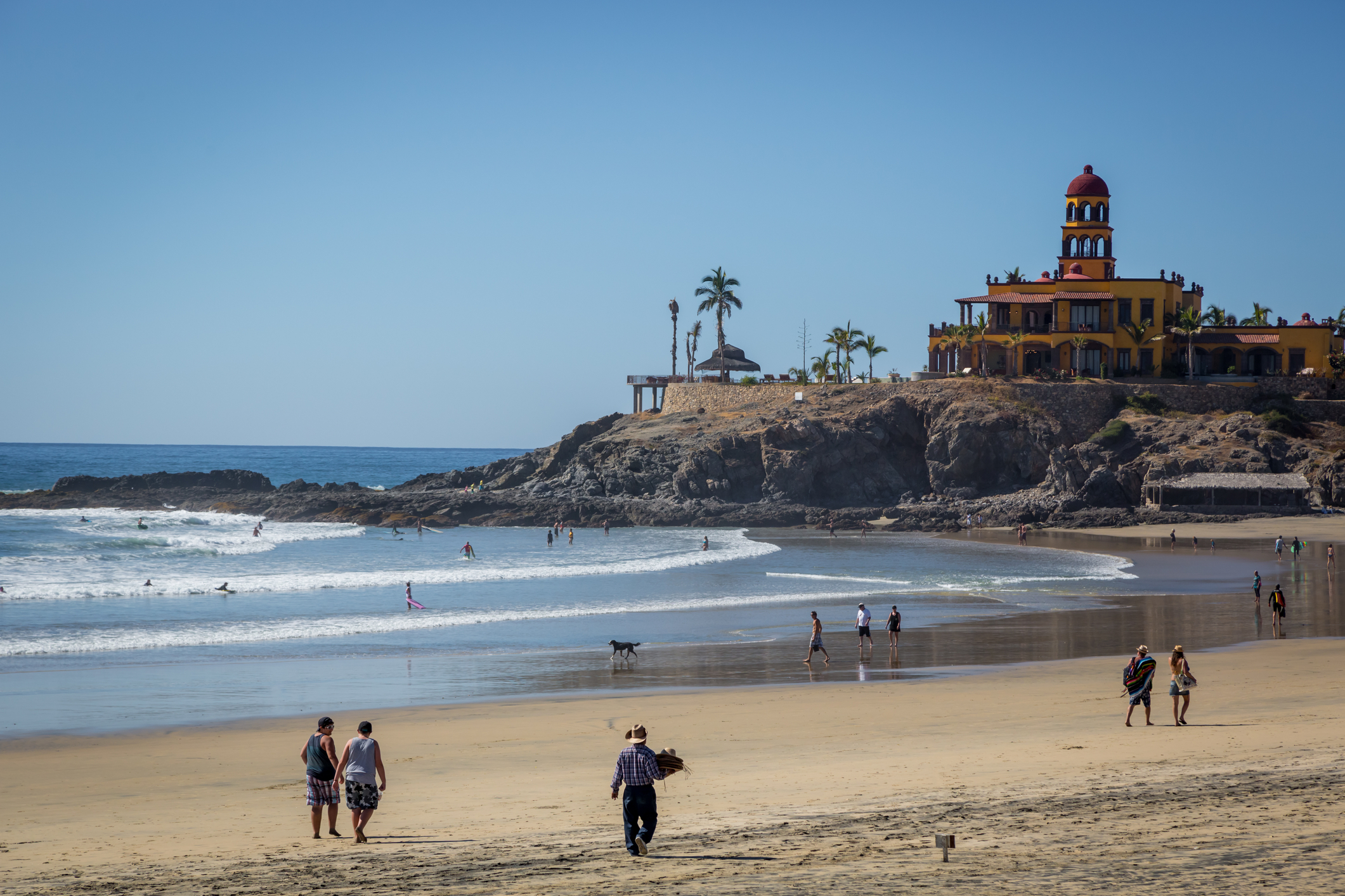 Todos Santos beach in Baja California, Mexico