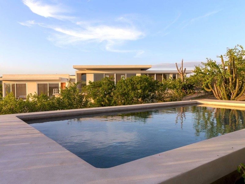 saltwater pool at Baja Beach Luxury, El Cerritos, Baja California Sur Airbnb