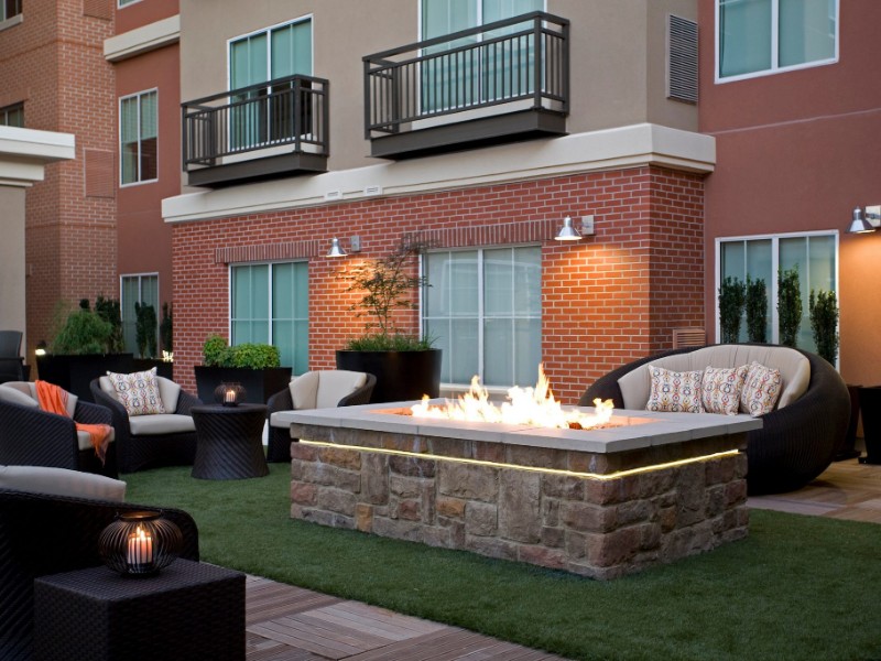 Outside seating at HYATT house Richmond-West