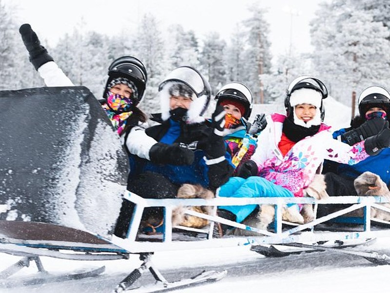 Santa’s Sleigh Ride around the Arctic Circle from Rovaniemi