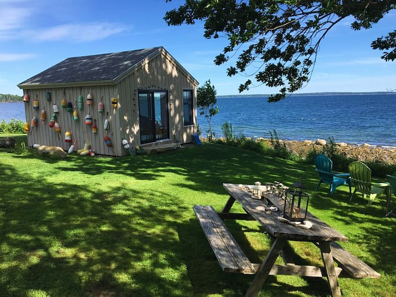 Boathouse Cabin on ocean's edge