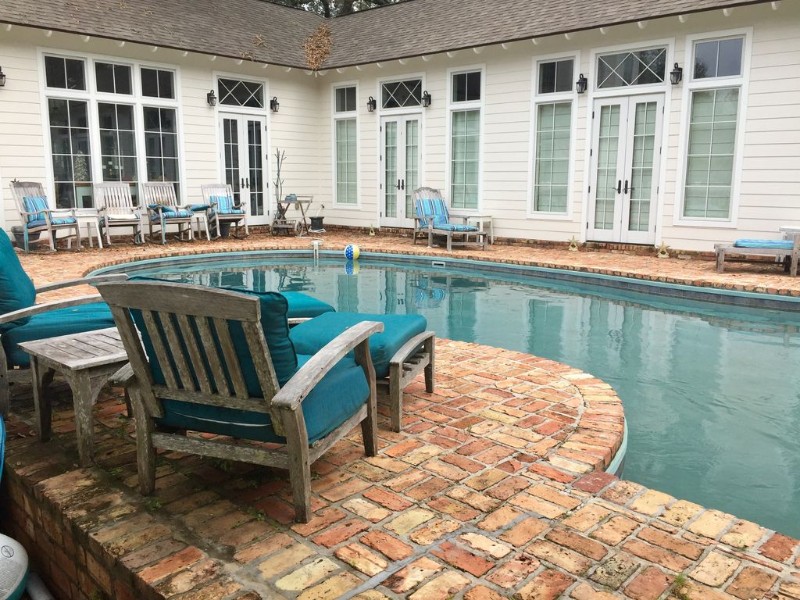 Pool at the Pool House at the Shell House Estate, Long Beach