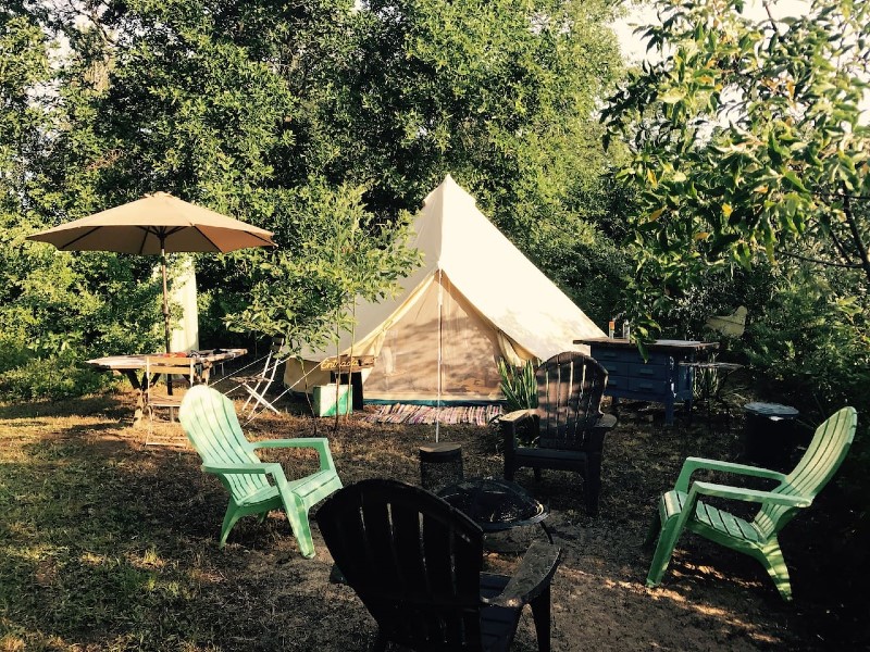 Soak Up Nature and the Comfort at The Outpost Tent