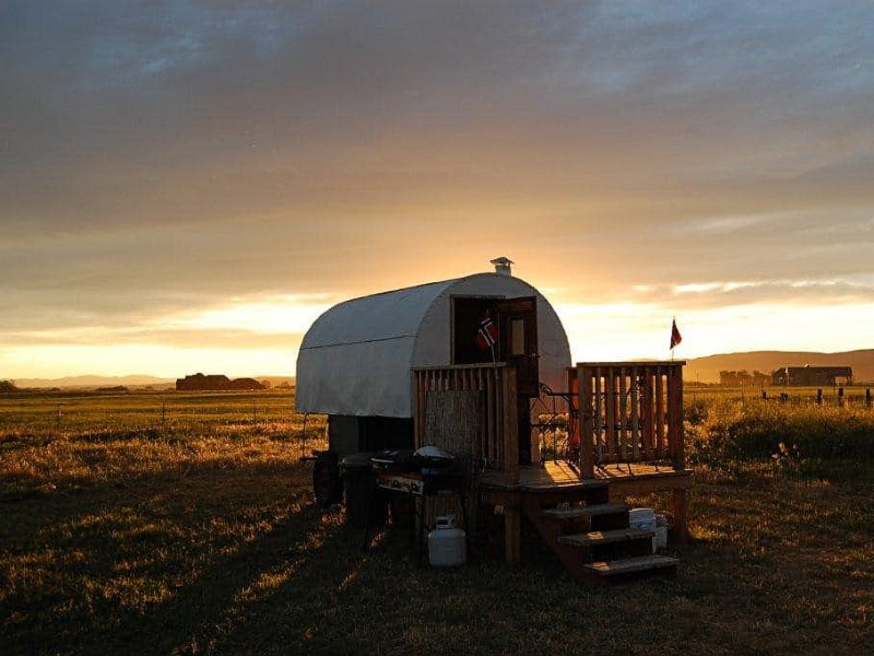 Antique Montana Sheepherder's Wagon