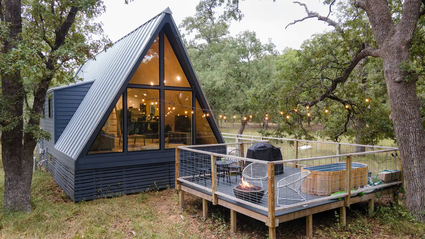 Modern A-Frame Cabin in Nature, Minutes from Main