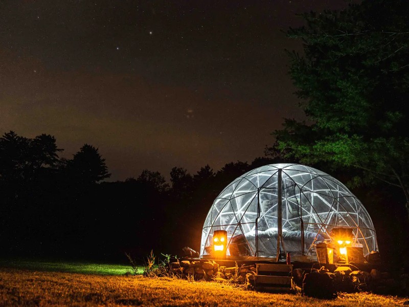 ComfyDome Glamping Pond-Side Site - Jefferson, Maine