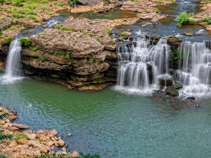 Great Falls At Rock Island State Park 