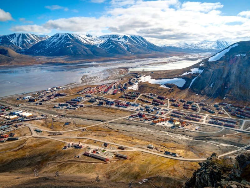 Above Longyearbyen, Norway