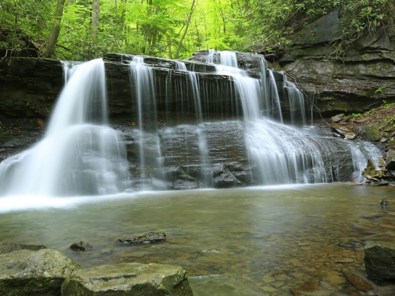 Upper Falls in Holly River