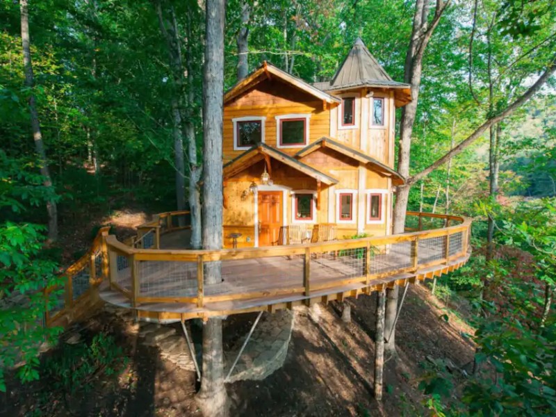 Asheville's Luxury Treehouse