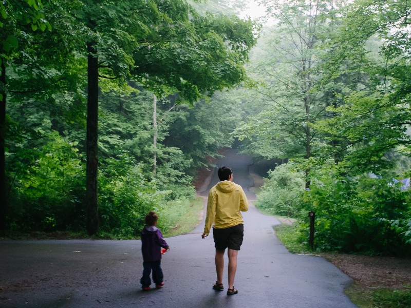 Walk in Half Moon Pond State Park