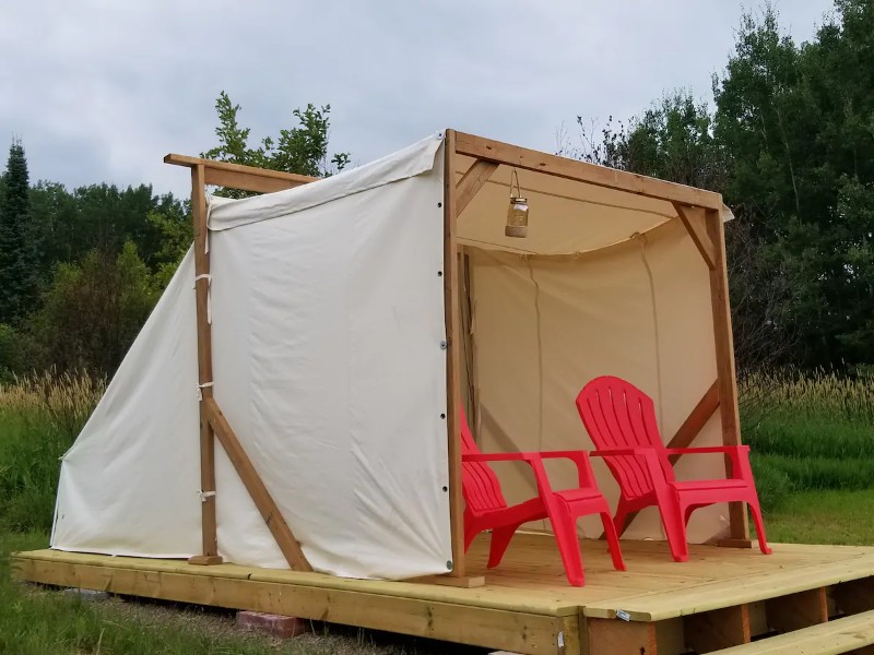 Seating in Hungry Hippie Hostel - Glamping Tent #1