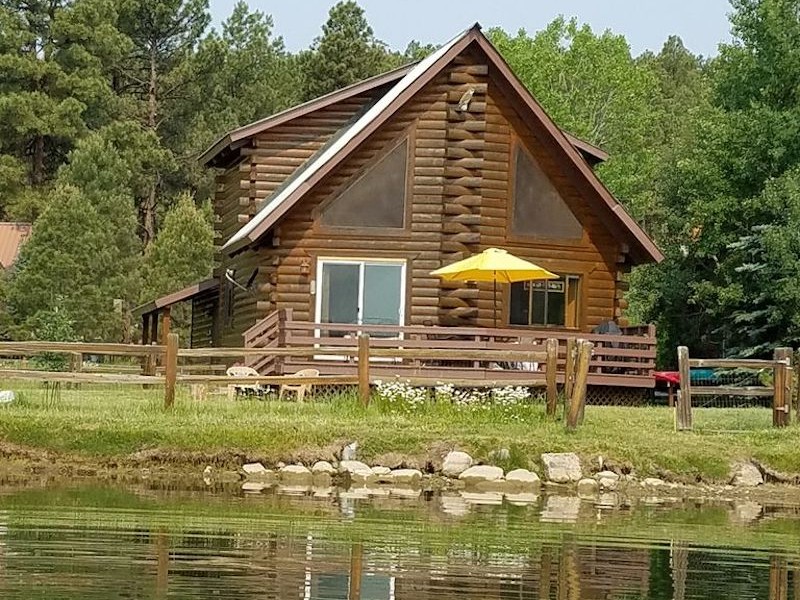 Lakefront Log Cabin