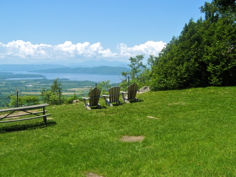 Peaceful view at Mt. Philo State Park