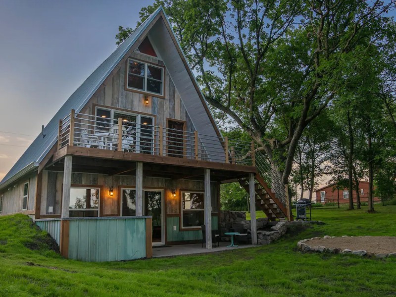 Newly Remodeled Lakefront A-Frame, Battle Lake, Minnesota