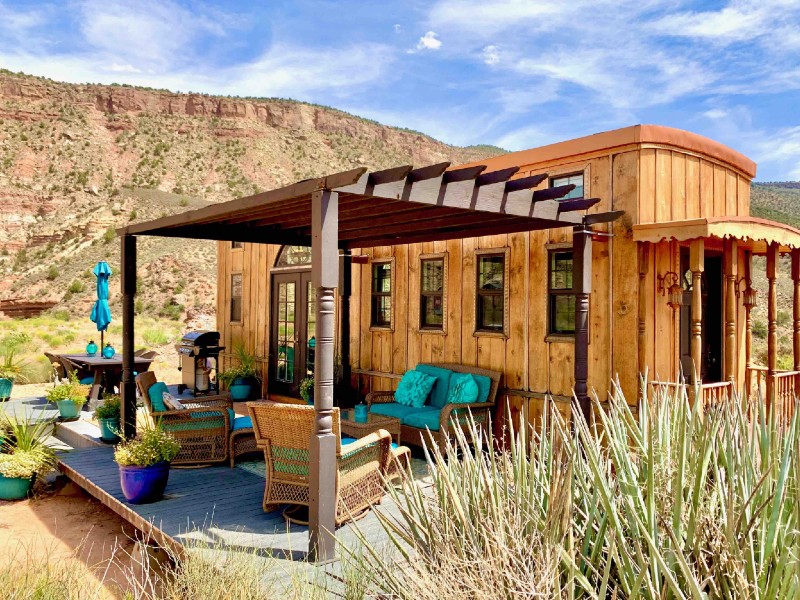 The Ark tiny house near Zion National Park