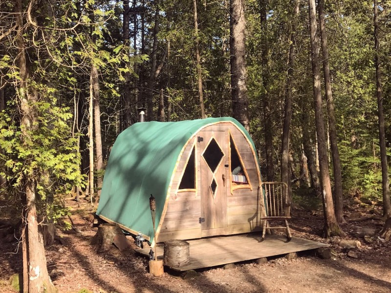 Exterior of Coyote's Den at The Howling Woods