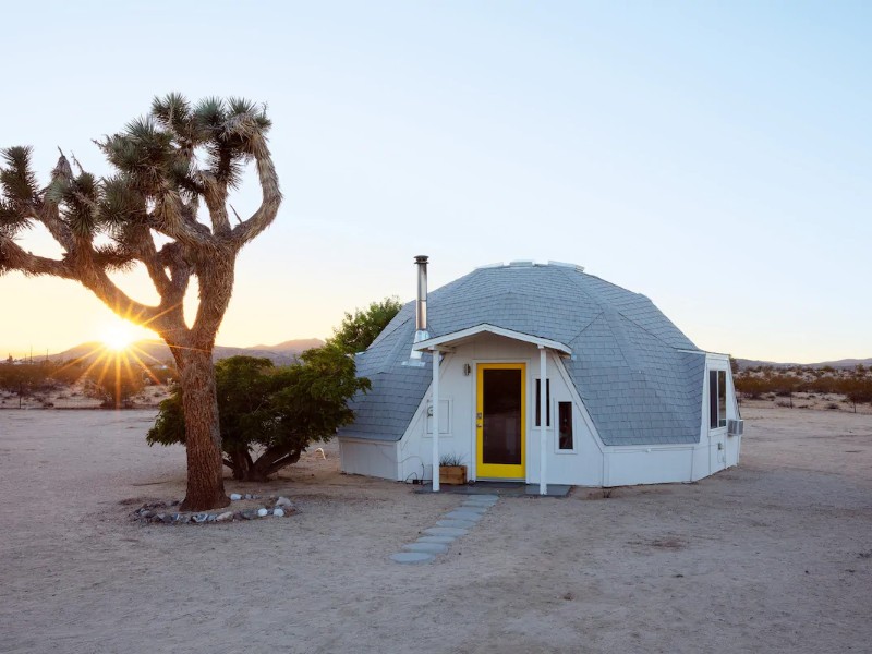 Scene at Dome in the Desert in Joshua Tree