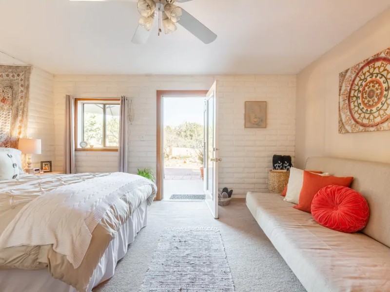 Interior of Yoga Retreat Room Near Cathedral Rock