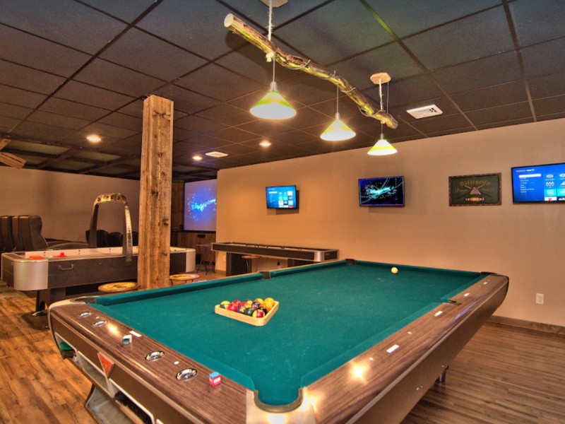 Amazing Game Room at 4 Bedroom Jim Thorpe Home