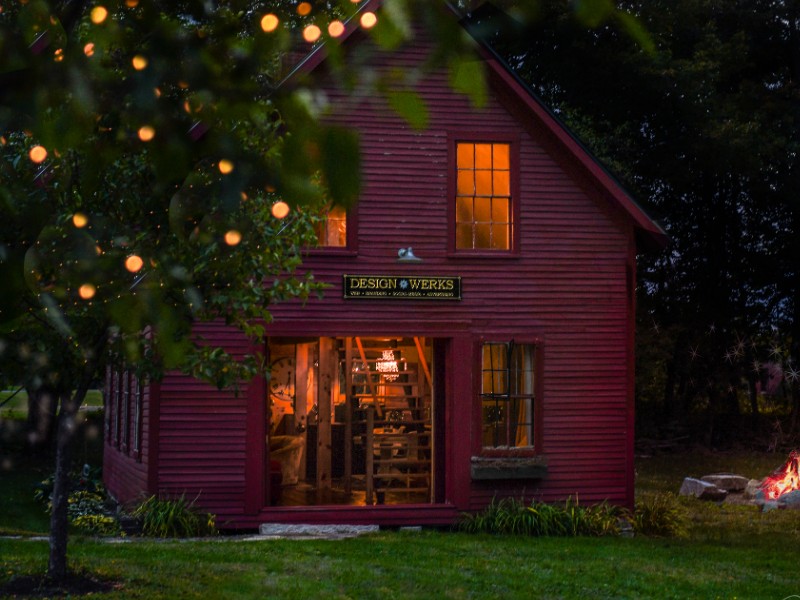 Historic Canoe Shop Near Lake