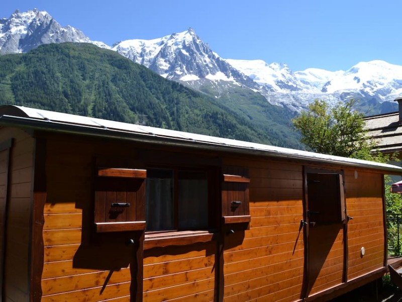 Véronique and Pierre's caravan, Chamonix-Mont-Blanc, Rhône-Alpes, France