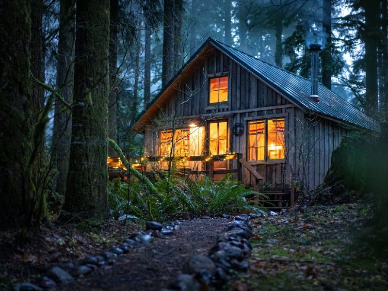 Cozy up in historic Cedarwood Cabin