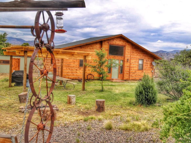 Outdoor Space at Gila Cabin in the Land of Enchantment