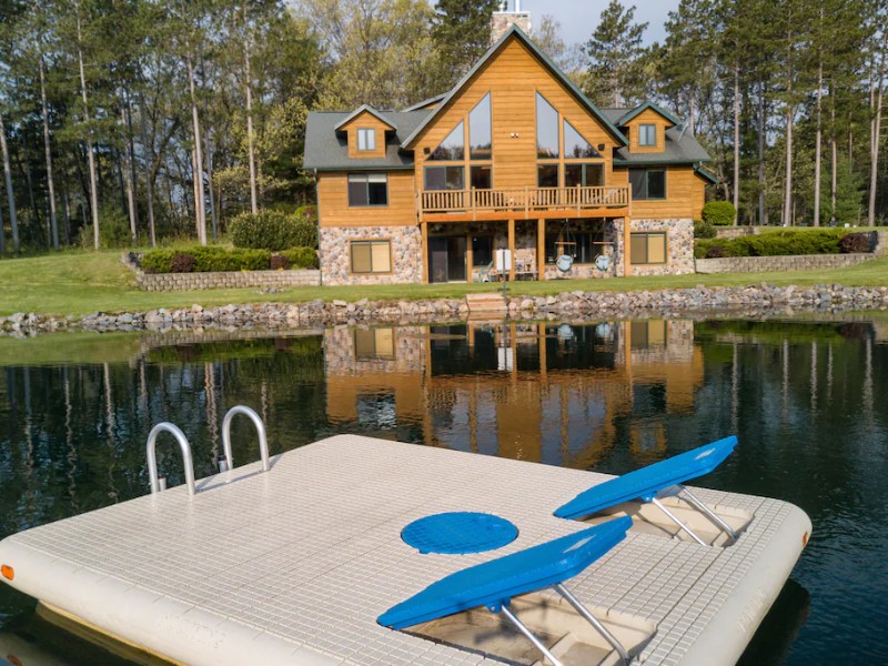 Dock at Spacious Retreat with Private Swimming and Fishing Pond