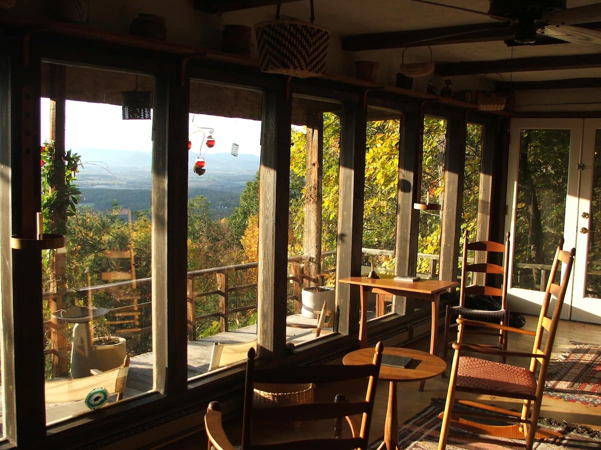 View at Massanutten Rustic Cabin with Views