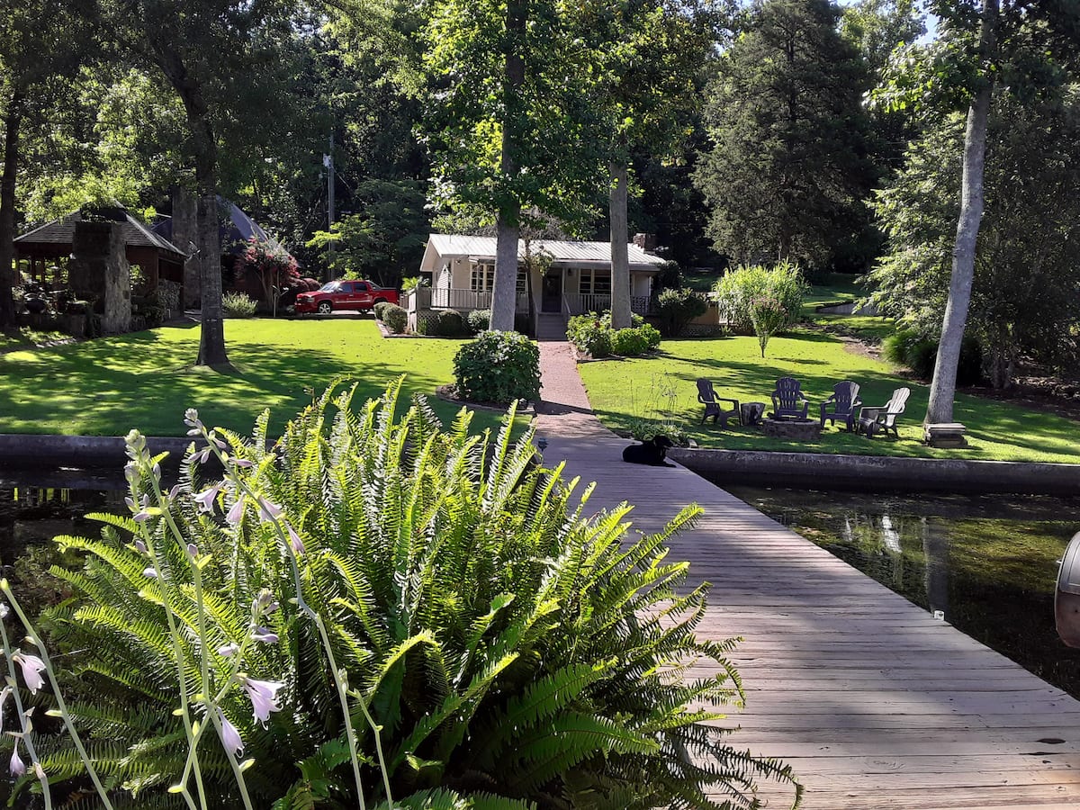 View of the Cabin in the Hollow