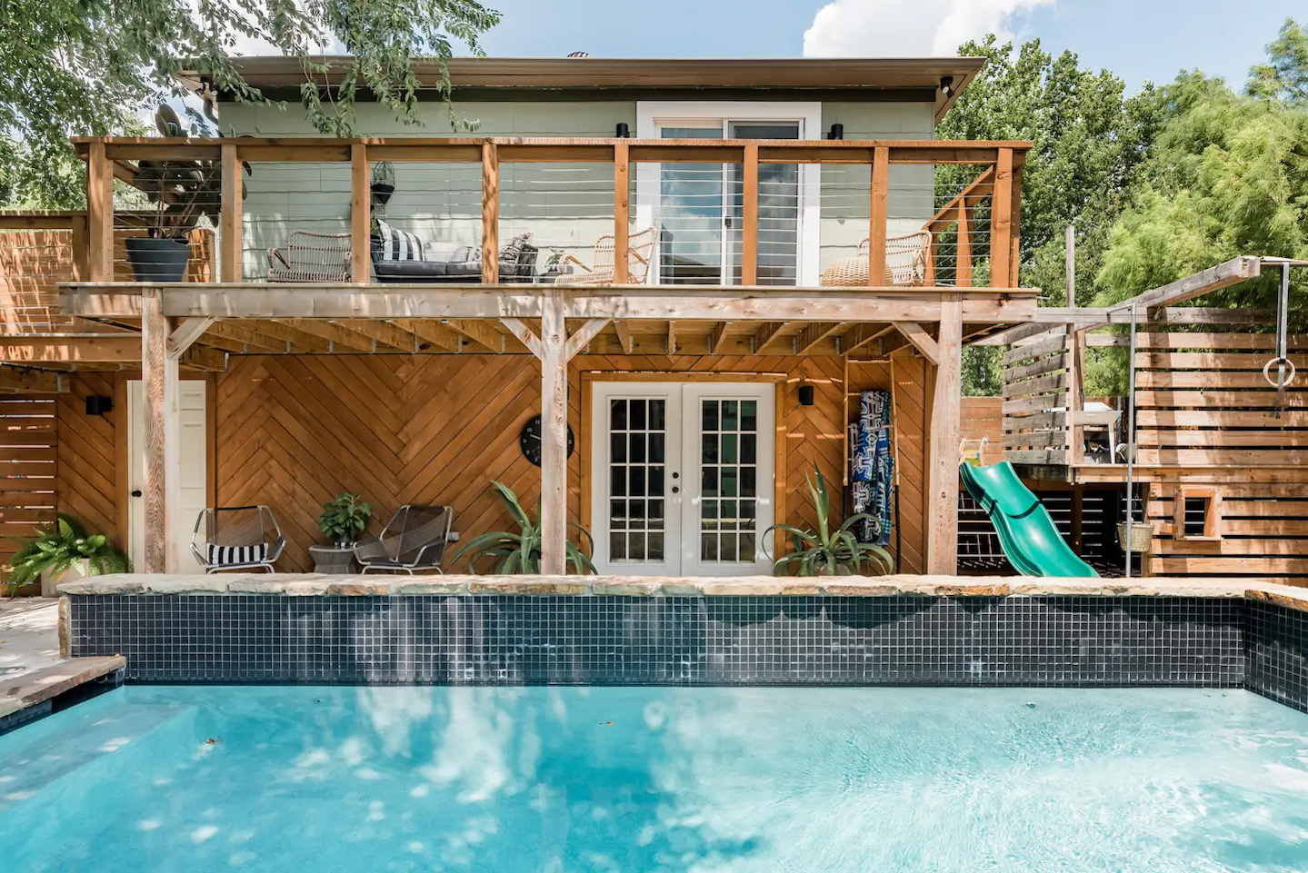 Warm Getaway with a Poolside Patio