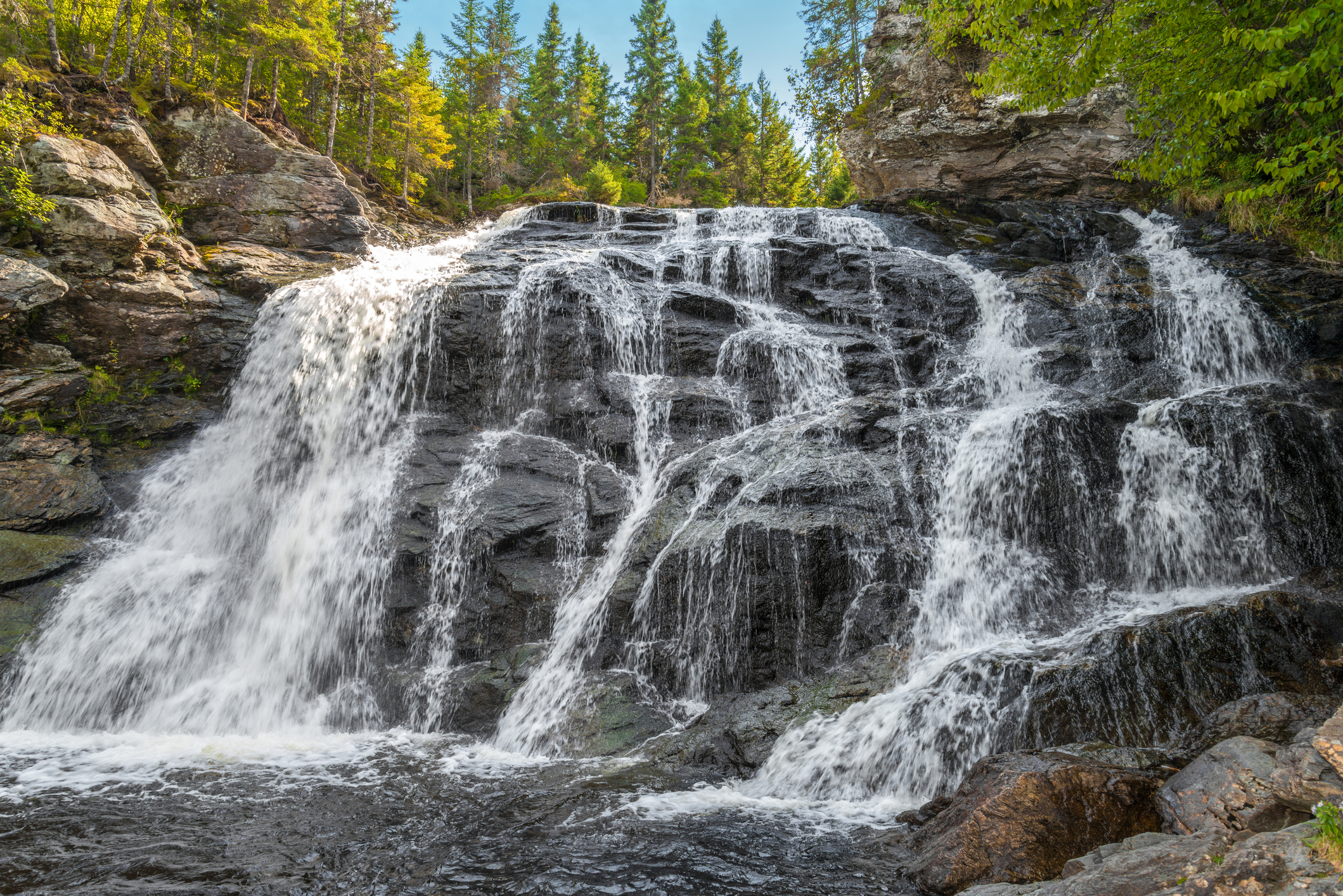 Laverty Falls in Fundy National Park