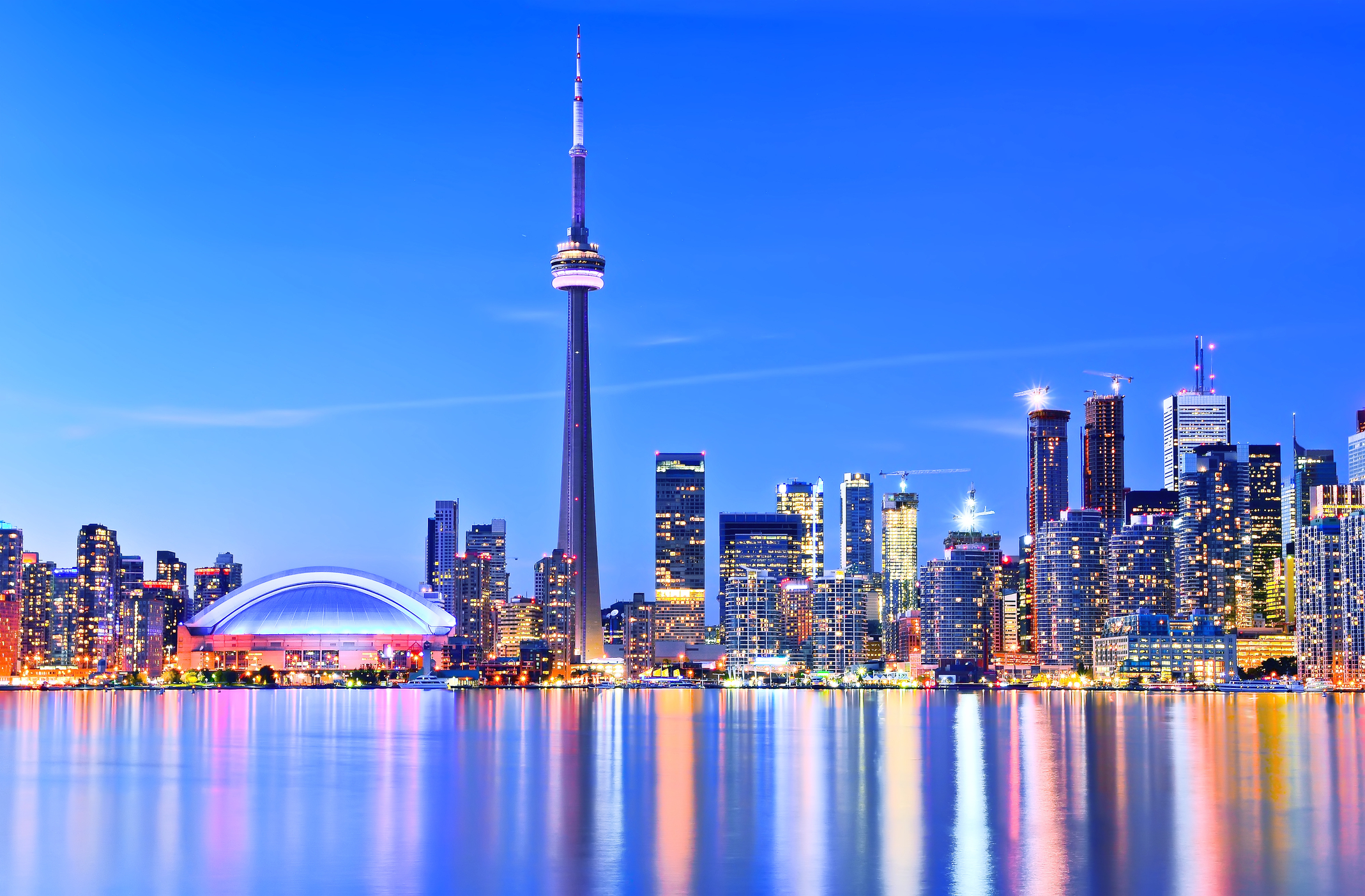 Toronto skyline in Ontario, Canada