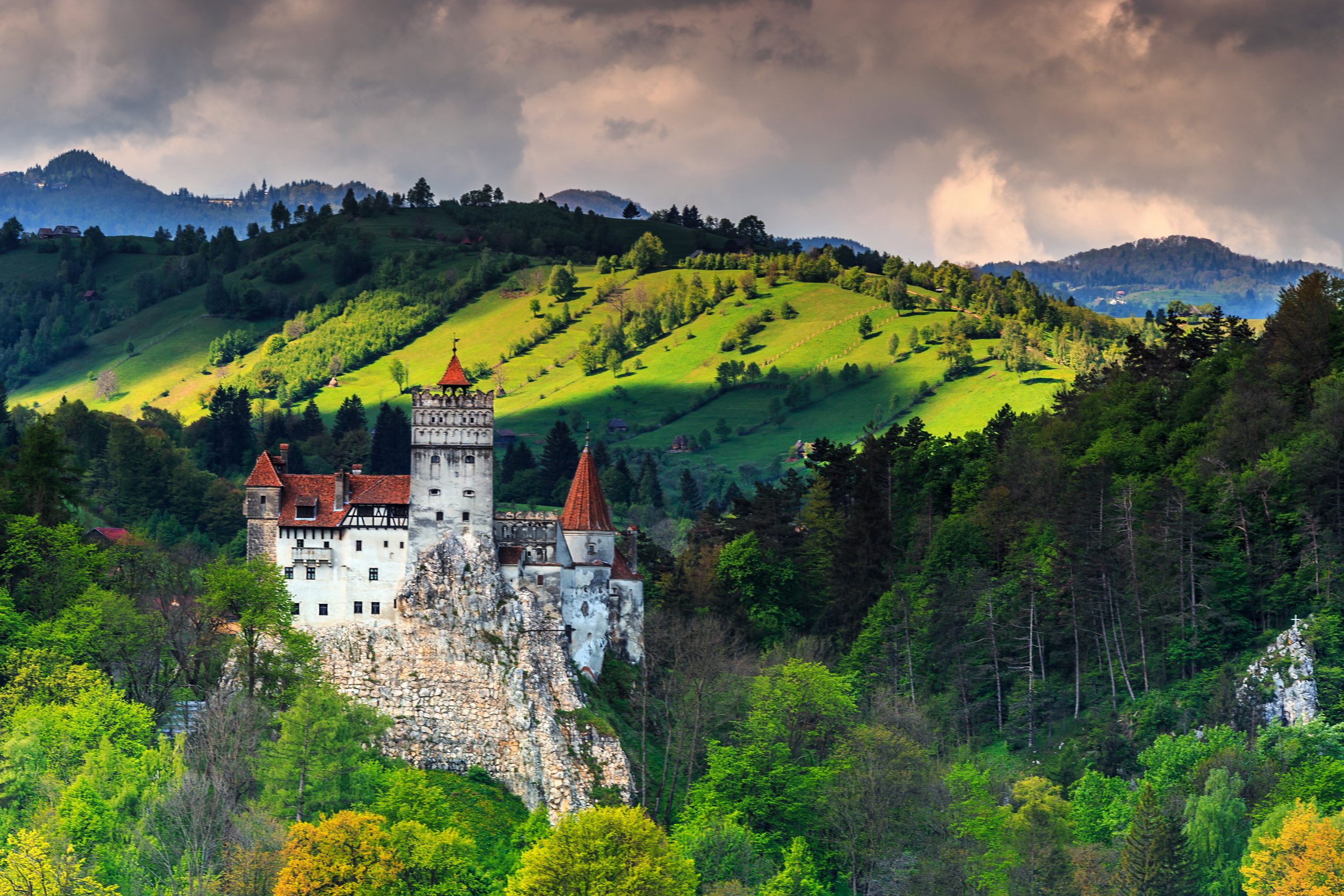 Famous Dracula Castle, Bran, Transylvania, Romania