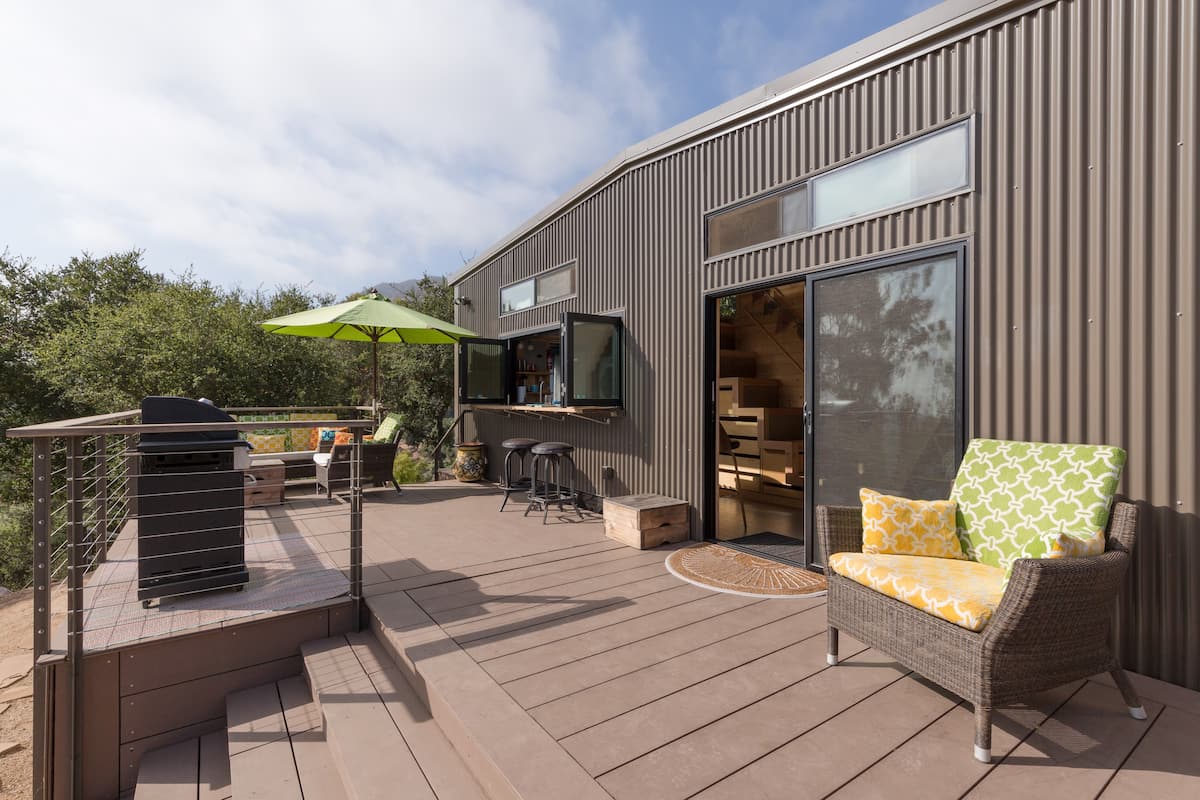 Porch at Ocean View Tiny House