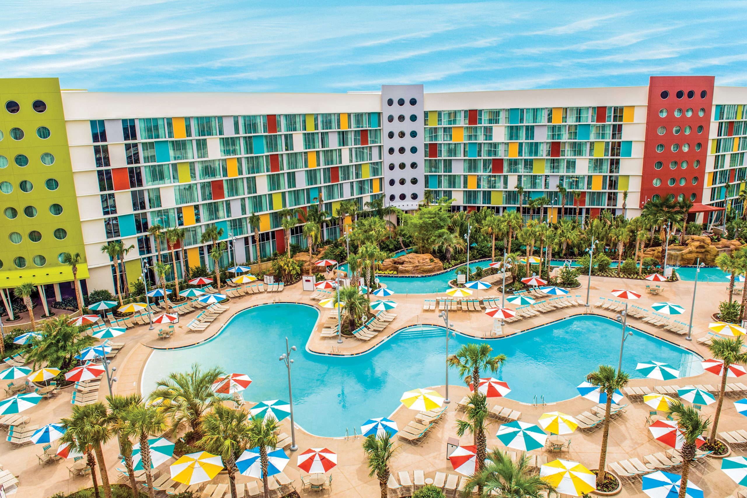 Pool area at Cabana Bay Beach Resort.