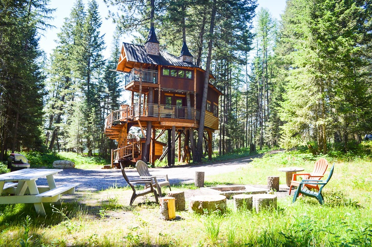 Meadowlark Treehouse at Montana Treehouse Retreat