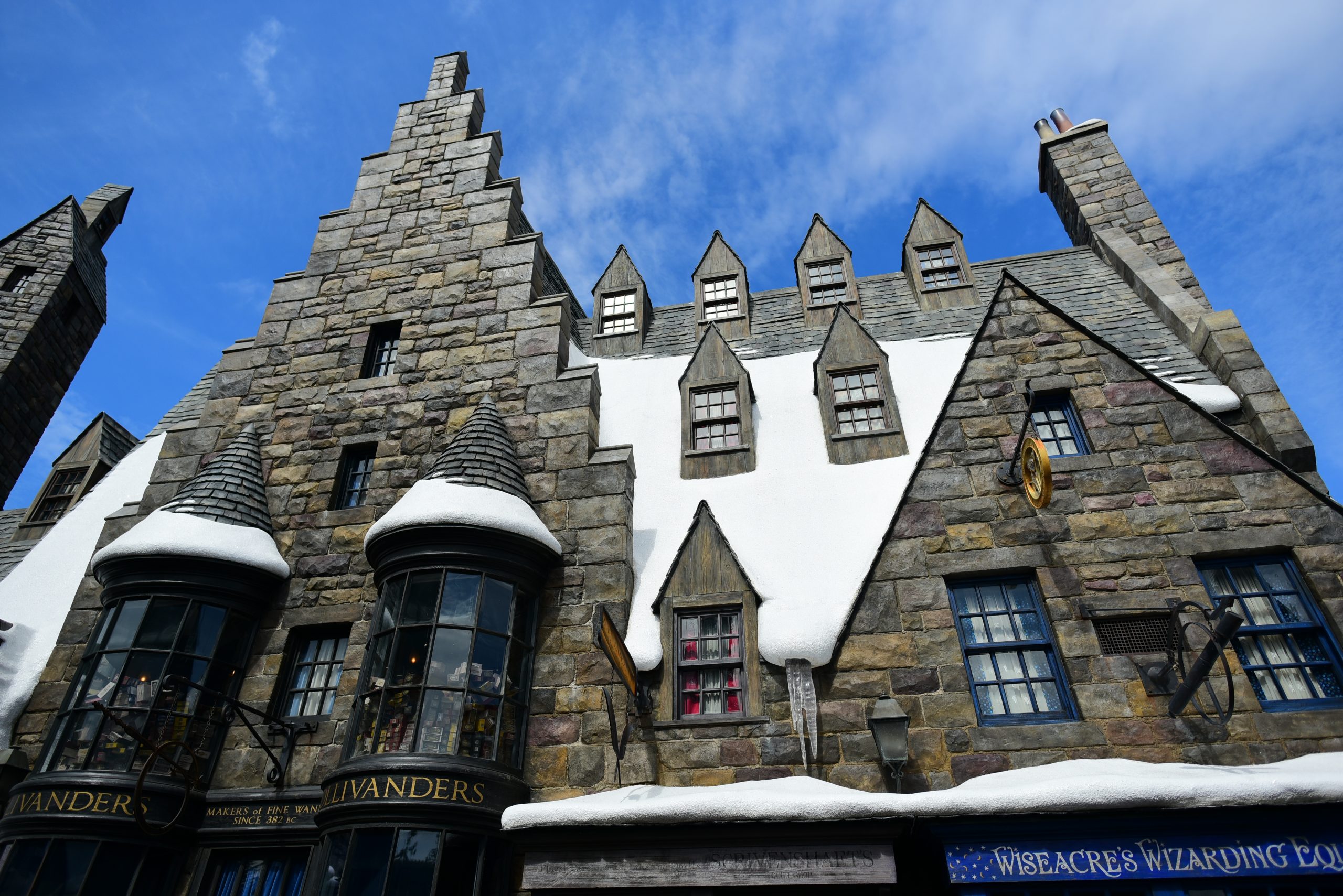 Magic awaits within Ollivanders wand shop in Diagon Alley