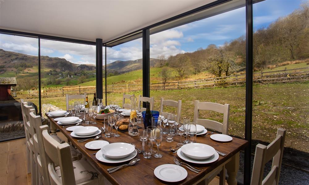 Dining room at Lake District Boutique farmhouse