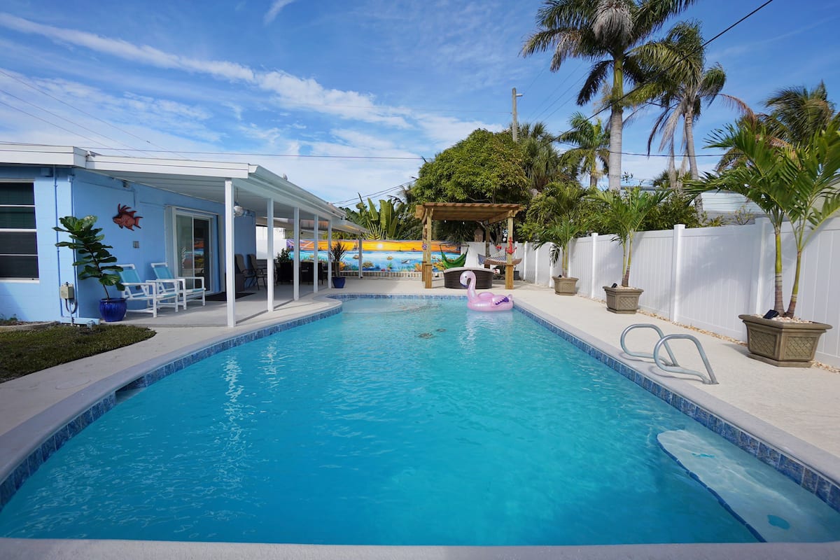 There's nothing quiet like having your own pool paradise