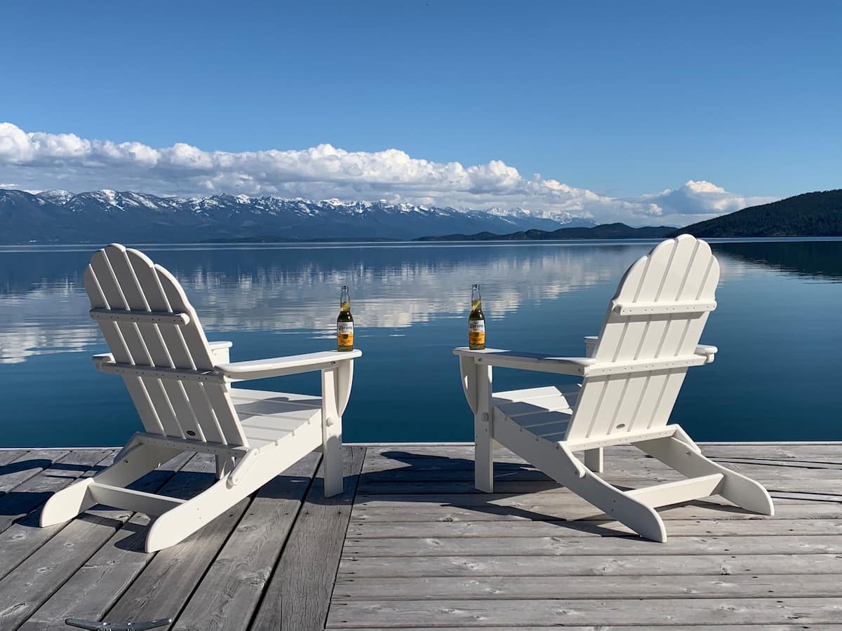 Flathead Lake Cabin with Dock, Gazebo, and Lake Access